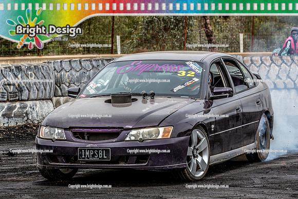 Street Machine Supernats 24 @ Stawell Motor Sports Club 8 Dec 2018  (1636)  IMPSBL BURNOUT