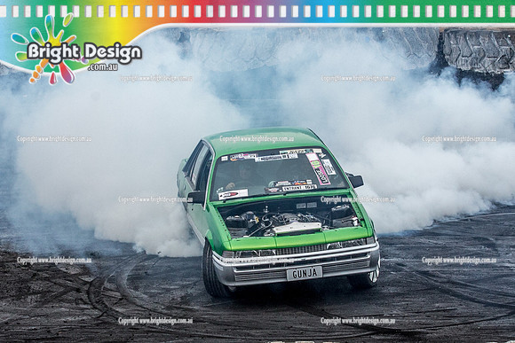 Street Machine Supernats 24 @ Stawell Motor Sports Club 8 Dec 2018  (1649)  GUNJA  BURNOUT