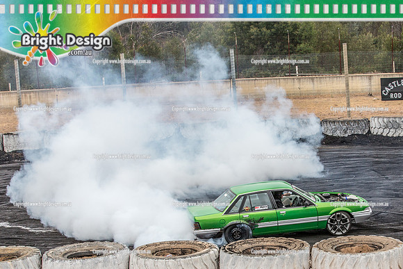 Street Machine Supernats 24 @ Stawell Motor Sports Club 8 Dec 2018  (1651)  GUNJA BURNOUT