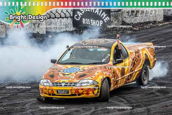 Street Machine Supernats 24 @ Stawell Motor Sports Club 8 Dec 2018  (1669)  DEADLY BURNOUT