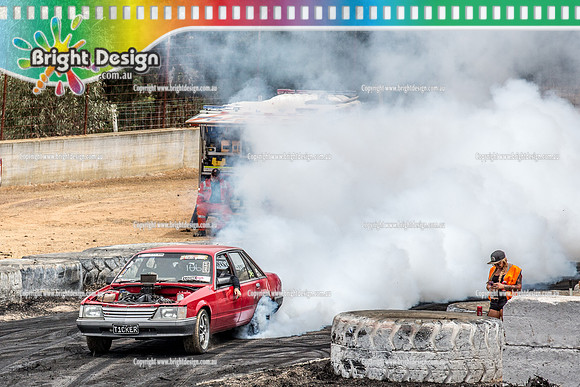 Street Machine Supernats 24 @ Stawell Motor Sports Club 8 Dec 2018  (1689)  T1CKER BURNOUT
