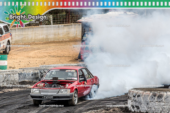 Street Machine Supernats 24 @ Stawell Motor Sports Club 8 Dec 2018  (1690)  T1CKER BURNOUT