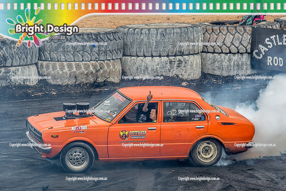 Street Machine Supernats 24 @ Stawell Motor Sports Club 8 Dec 2018  (1789)  CRABBY BURNOUT