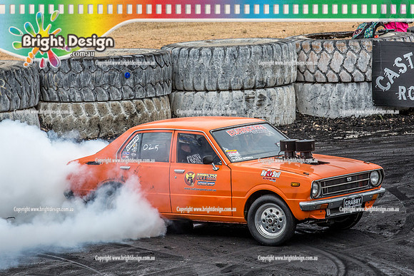 Street Machine Supernats 24 @ Stawell Motor Sports Club 8 Dec 2018  (1800)  CRABBY BURNOUT