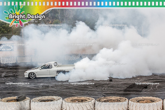 Street Machine Supernats 24 @ Stawell Motor Sports Club 8 Dec 2018  (1846)  FIVE7 BURNOUT