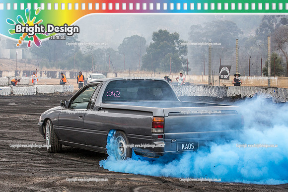 Street Machine Supernats 24 @ Stawell Motor Sports Club 8 Dec 2018  (1926) KAOS BURNOUT