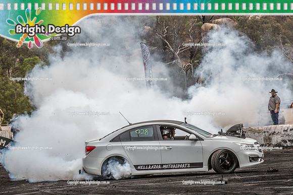 Street Machine Supernats 24 @ Stawell Motor Sports Club 8 Dec 2018  (2032)  HELLRAZOR BURNOUT