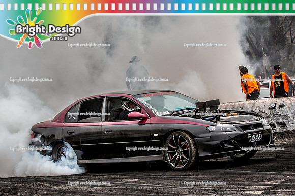 Street Machine Supernats 24 @ Stawell Motor Sports Club 8 Dec 2018  (2083)  DAMAGE BURNOUT