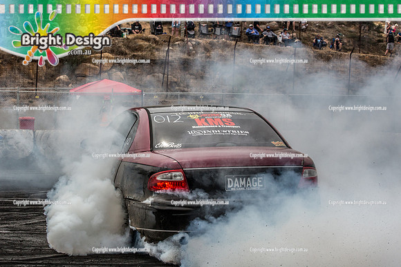 Street Machine Supernats 24 @ Stawell Motor Sports Club 8 Dec 2018  (2096)  DAMAGE BURNOUT