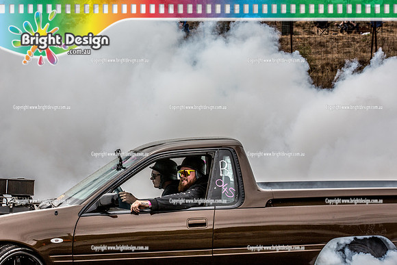 Street Machine Supernats 24 @ Stawell Motor Sports Club 8 Dec 2018  (2256)   GHETTO BURNOUT