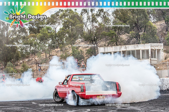 Street Machine Supernats 24 @ Stawell Motor Sports Club 8 Dec 2018  (2270)  EVILXF BURNOUT