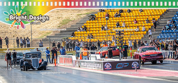 King of the Hill @ Calder Park Drag Racing Saturday 26 January 2019 (109516)  5595 JASON KEILY  5124 STEVE ATHANS