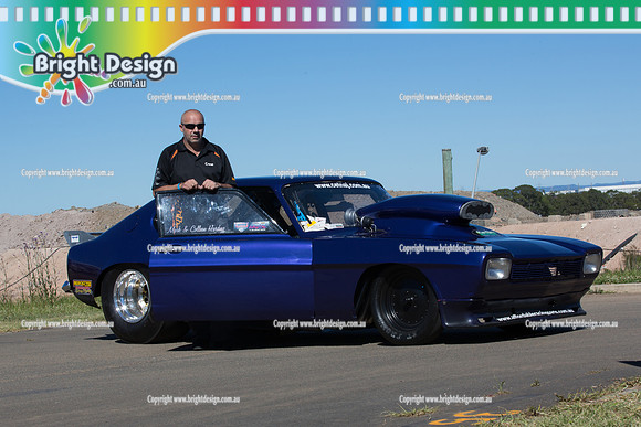 Australian Nationals @ Sydney Dragway Sunday 2 November 2014   (13011)  MARK N COLLEEN HARDING  SSA 2718