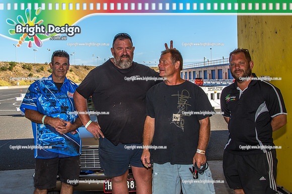 Fast Friday @ Calder Park Drag Racing Friday 1 February 2019 (111194)  WAYNNO FRANK MMW BOB DANNY
