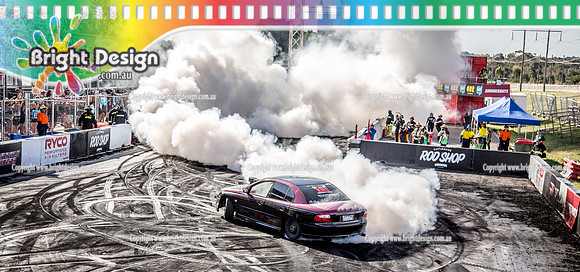 Summernats 32 Thursday 3 Jan 2019  BDMP1870  DAMAGE BURNOUT
