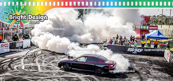 Summernats 32 Thursday 3 Jan 2019  BDMP1869  DAMAGE BURNOUT