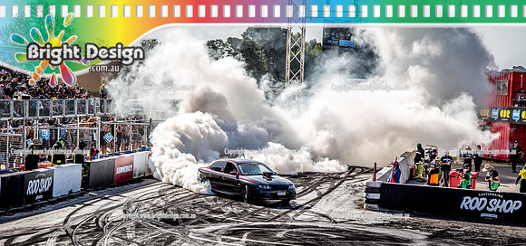 Summernats 32 Thursday 3 Jan 2019  BDMP1863  DAMAGE BURNOUT