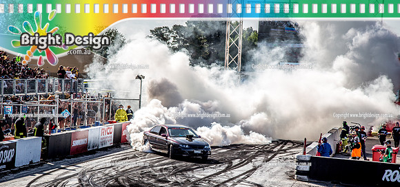 Summernats 32 Thursday 3 Jan 2019  BDMP1862  DAMAGE BURNOUT