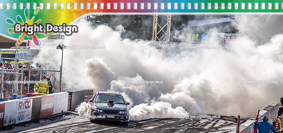 Summernats 32 Thursday 3 Jan 2019  BDMP1861  DAMAGE BURNOUT