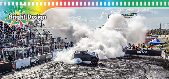Summernats 32 Thursday 3 Jan 2019  BDMP1750  HAMMERTIME BURNOUT