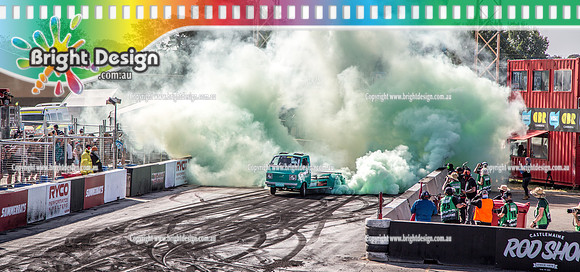 Summernats 32 Thursday 3 Jan 2019  BDMP1605  TINYTOWING BURNOUT