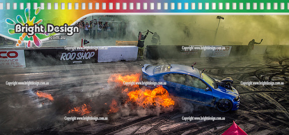 Summernats 32 Thursday 3 Jan 2019  BDMP1513  WIDEOPEN FIRE BURNOUT