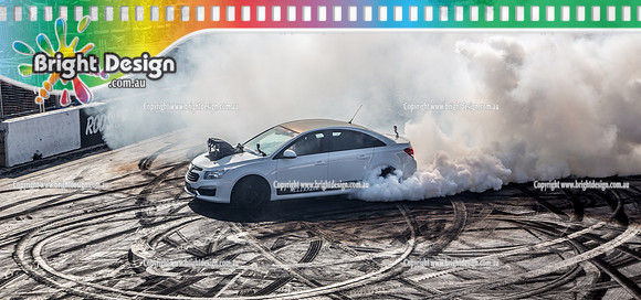 Summernats 32 Thursday 3 Jan 2019  BDMP1453  HELLRAZOR BURNOUT