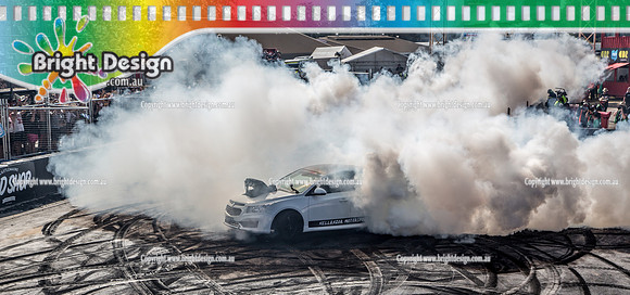 Summernats 32 Thursday 3 Jan 2019  BDMP1450  HELLRAZOR BURNOUT
