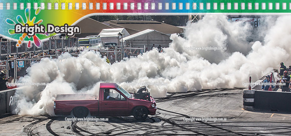 Summernats 32 Thursday 3 Jan 2019  BDMP1155 CHOP BURNOUT