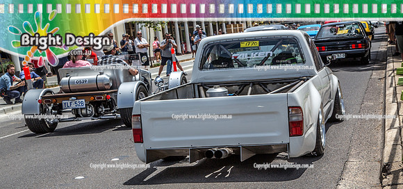 Summernats 32 Thursday 3 Jan 2019  BDMP0241 WHITE UTE TBC   YLF52B STREET CRUISE