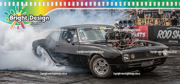 Summernats 32 Saturday 5 Jan 2019  BDMP8229  DRAGON BURNOUT