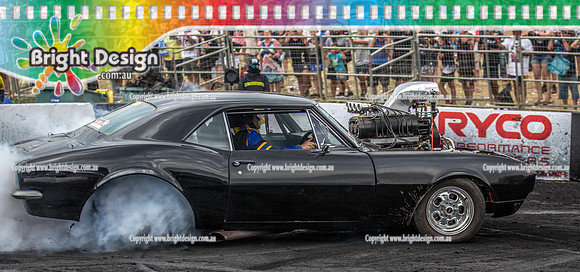 Summernats 32 Saturday 5 Jan 2019  BDMP8217  DRAGON BURNOUT