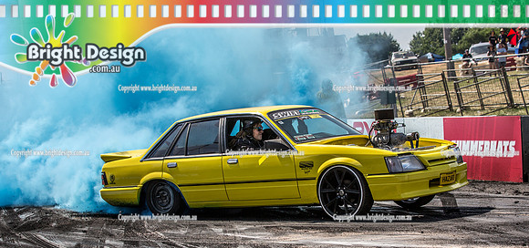 Summernats 32 Friday 4 Jan 2019  BDMP3270  HAZARD BURNOUT