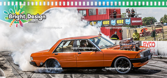 Summernats 32 Friday 4 Jan 2019  BDMP3161  4DH8RS BURNOUT