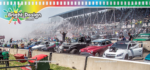Summernats 32 Friday 4 Jan 2019  BDMP2543  WORLD RECORD BURNOUT