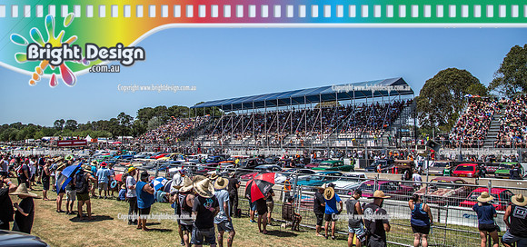 Summernats 32 Friday 4 Jan 2019  BDMP2484  WORLD RECORD BURNOUT CROWD