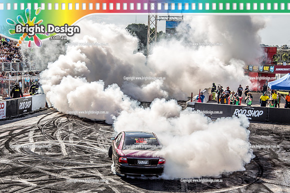 Summernats 32 Thursday 3 Jan 2019  BDMP1871   DAMAGE BURNOUT