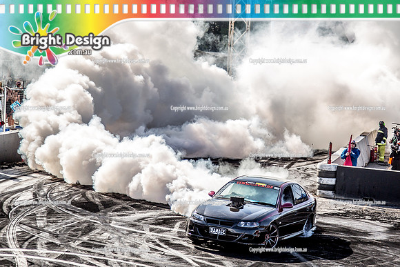 Summernats 32 Thursday 3 Jan 2019  BDMP1866   DAMAGE BURNOUT