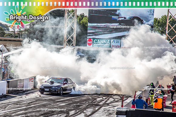 Summernats 32 Thursday 3 Jan 2019  BDMP1859  DAMAGE BURNOUT
