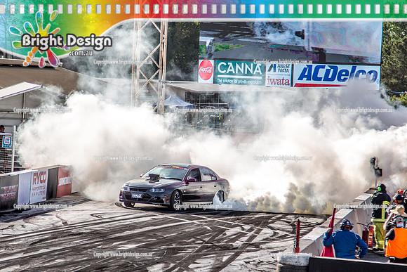 Summernats 32 Thursday 3 Jan 2019  BDMP1858  DAMAGE BURNOUT