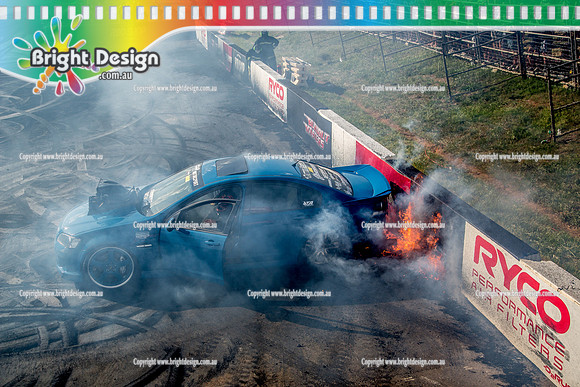 Summernats 32 Thursday 3 Jan 2019  BDMP1846   IH8FDS FIRE BURNOUT