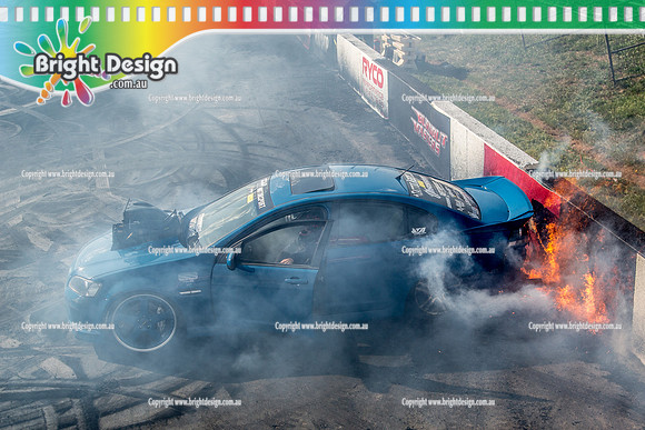 Summernats 32 Thursday 3 Jan 2019  BDMP1845   IH8FDS FIRE BURNOUT