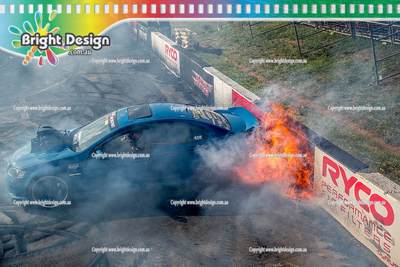 Summernats 32 Thursday 3 Jan 2019  BDMP1842   IH8FDS FIRE BURNOUT