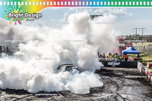 Summernats 32 Thursday 3 Jan 2019  BDMP1755  HAMMERTIME BURNOUT