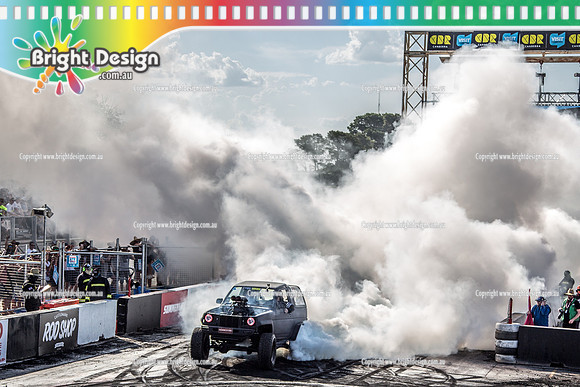 Summernats 32 Thursday 3 Jan 2019  BDMP1746  HAMMERTIME BURNOUT