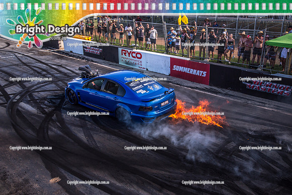 Summernats 32 Thursday 3 Jan 2019  BDMP1545  WIDEOPEN FIRE BURNOUT