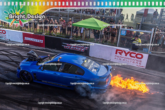 Summernats 32 Thursday 3 Jan 2019  BDMP1542  WIDEOPEN FIRE BURNOUT