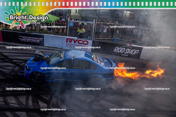 Summernats 32 Thursday 3 Jan 2019  BDMP1540 WIDEOPEN FIRE BURNOUT