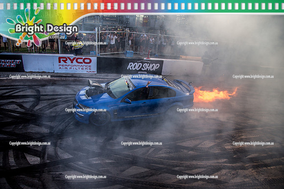 Summernats 32 Thursday 3 Jan 2019  BDMP1538  WIDEOPEN FIRE BURNOUT