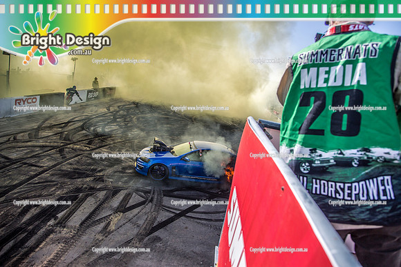 Summernats 32 Thursday 3 Jan 2019  BDMP1516 WIDEOPEN BURNOUT